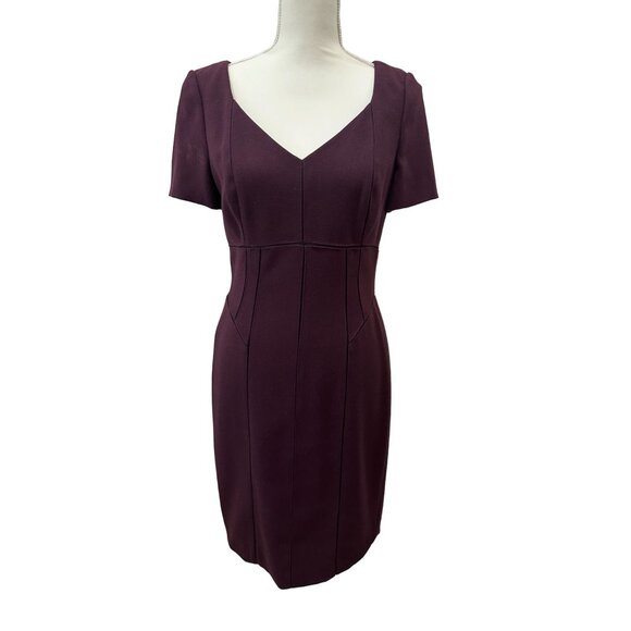 KAY UNGER Deep Purple Cocktail Dress Size 8 NEW New with tags - Picture 5 of 11